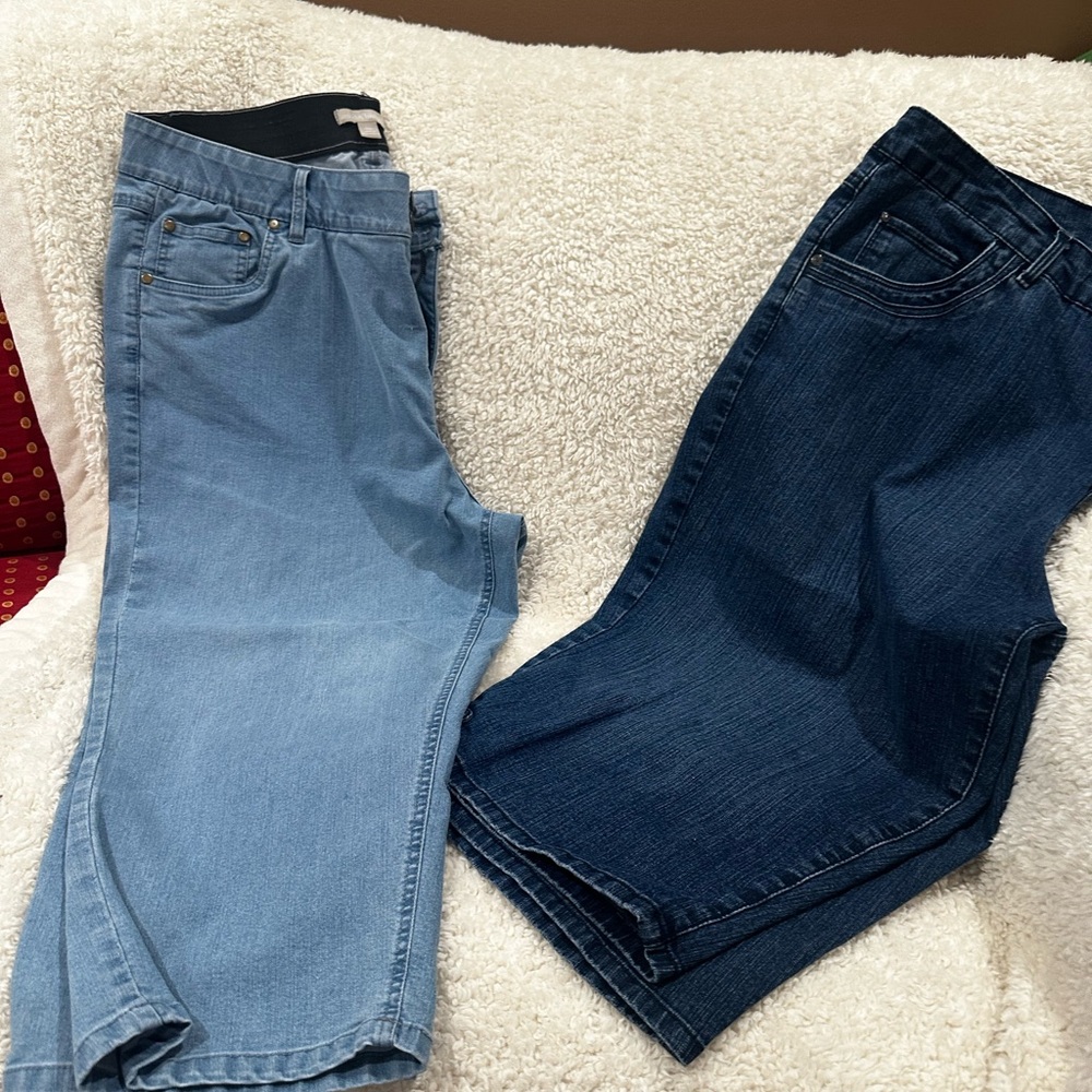 Woman Within Light Blue Denim Jeans